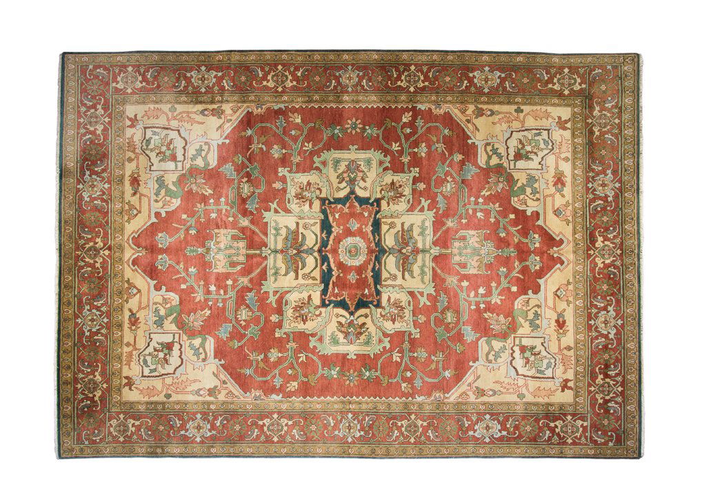 A PAKISTANI KAZAN WOOL RUG (1 of 3)