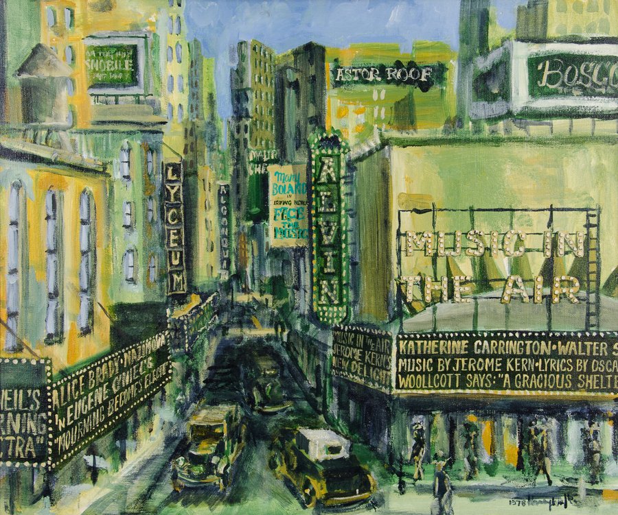 HARRY WALKER, (American, born 1947), Music in the Air, (1 of 4)