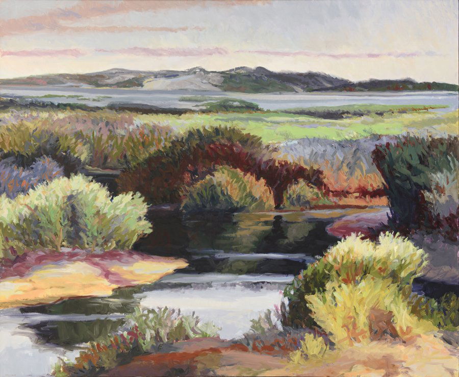 PHILIP KOCH, (American, born 1948), Low Tide, 1983, Oil (1 of 9)