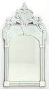A VENETIAN CUT AND ETCHED GLASS MIRROR
