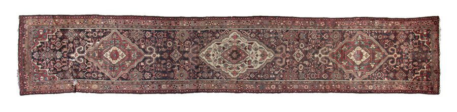 AN IRANIAN HAMADAN WOOL RUNNER (1 of 3)