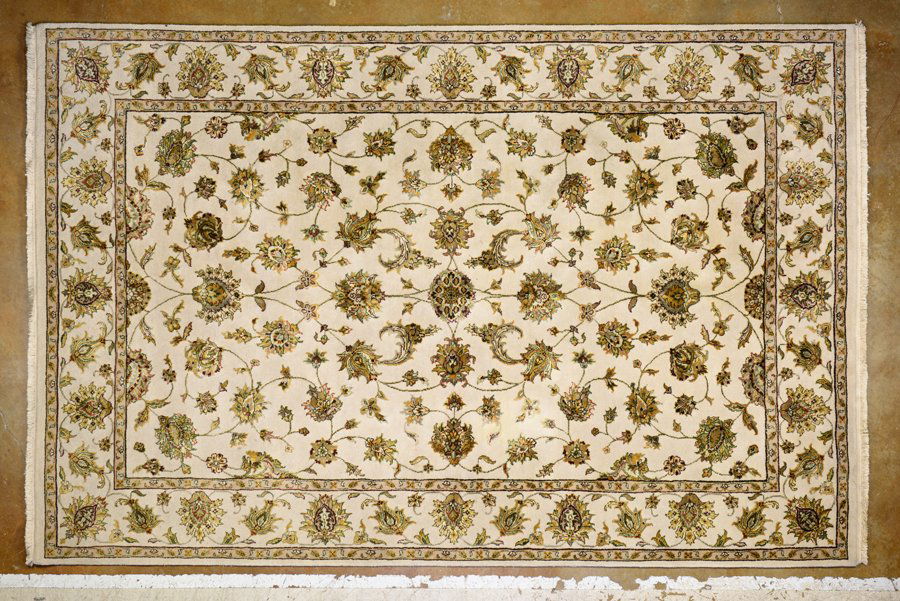 A SILK AND WOOL RUG (1 of 1)