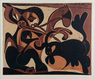 PABLO PICASSO, (Spanish/French, 1881-1973), Pique II,