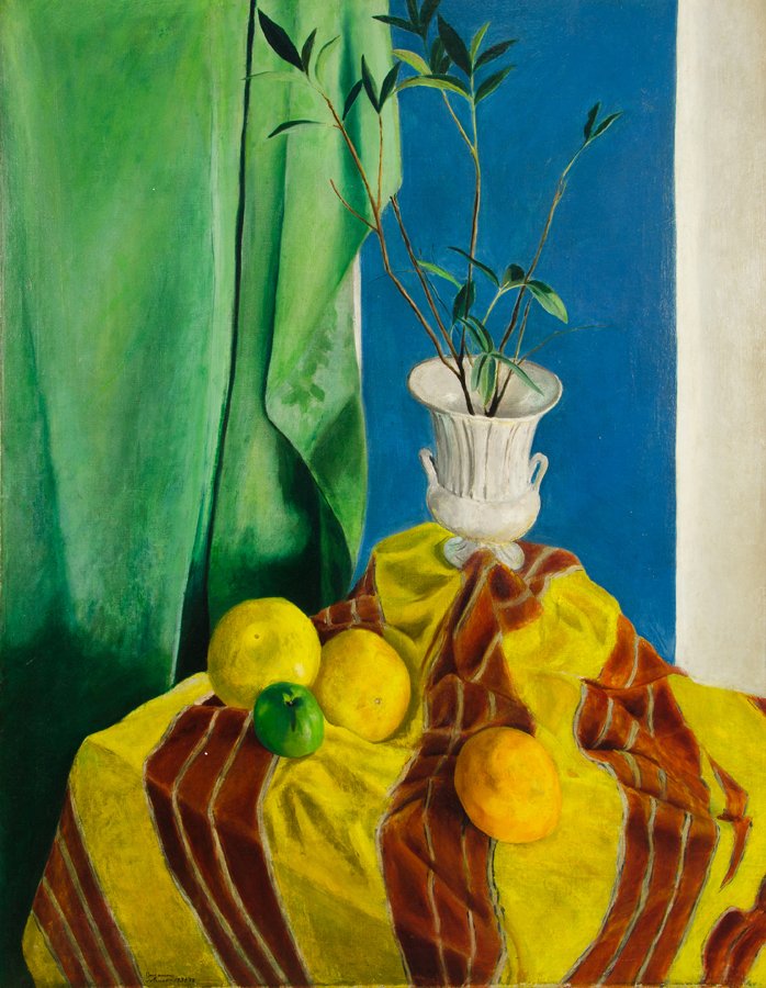 ATTRIBUTED TO BEN JOHNSON, (American, 1902-1967), Still (1 of 4)