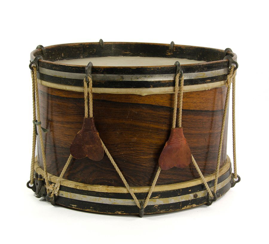 AN EARLY AMERICAN CIVIL WAR ERA SNARE DRUM (1 of 3)