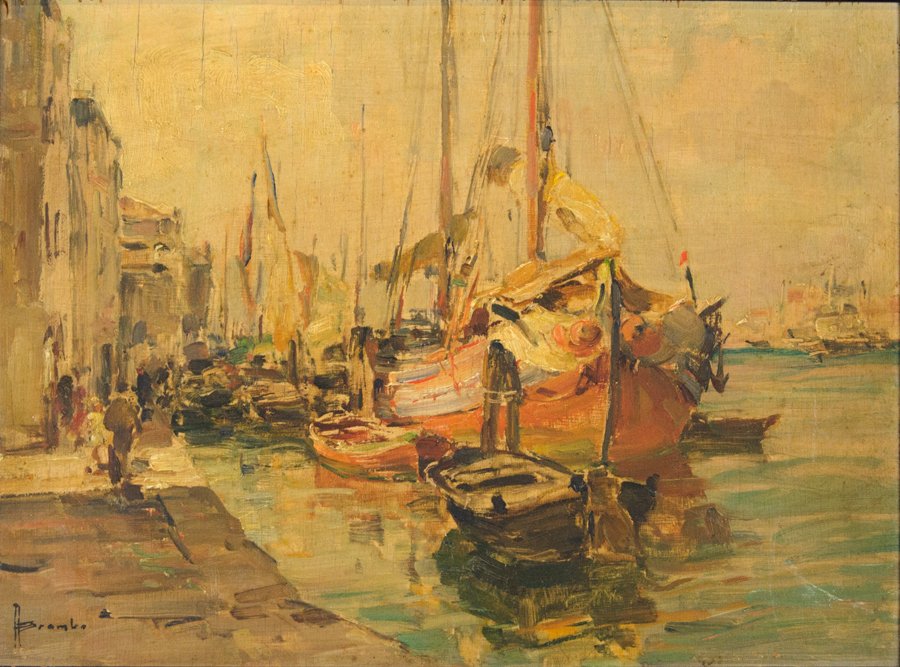 ARTIST UNKNOWN, (20th Century), Venetian Street Scene, (1 of 1)