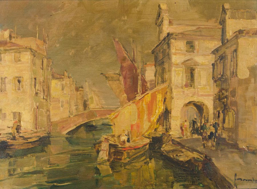 ARTIST UNKNOWN, (20th Century), Venetian Street Scene, (1 of 1)