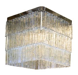 A SET OF SIX ITALIAN MID-CENTURY MODERN MURANO GLASS