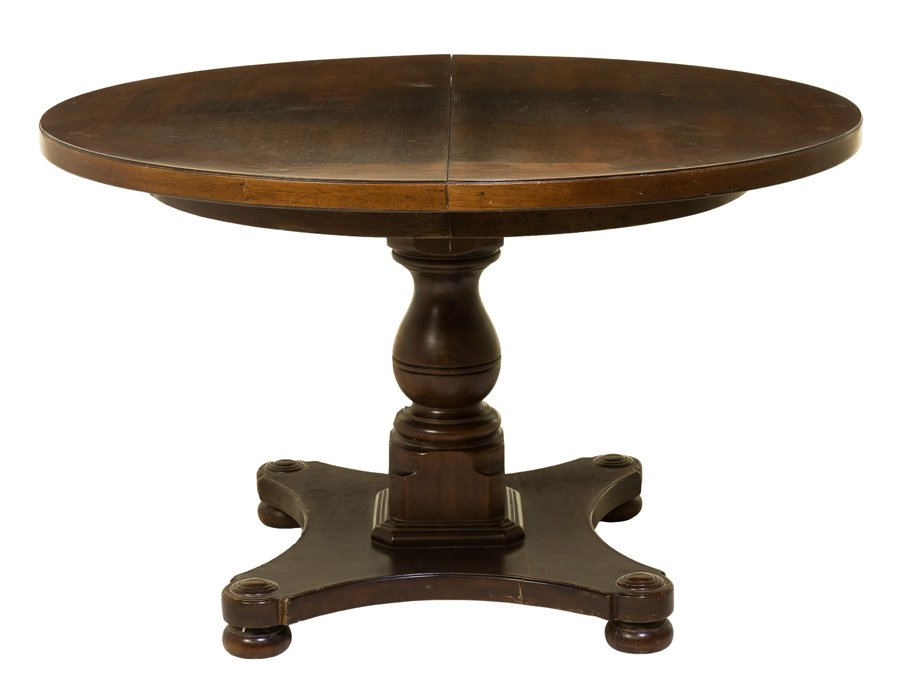 A REGENCY STYLE EXTENDING DINING TABLE (1 of 2)