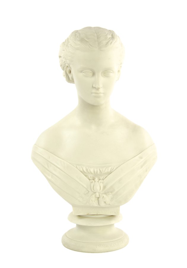 A COPELAND PARIAN BUST OF THE PRINCESS ALEXANDRA (1 of 3)