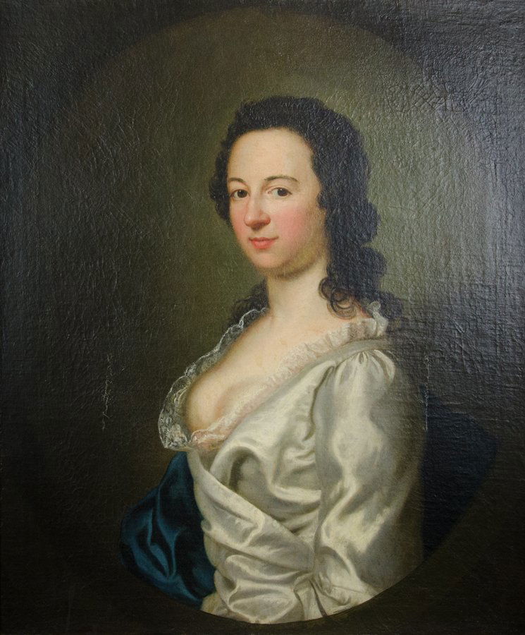 ANONYMOUS , (19th century), Portrait of a Woman, Oil on (1 of 1)