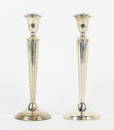A PAIR OF AMERICAN WEIGHTED STERLING SILVER