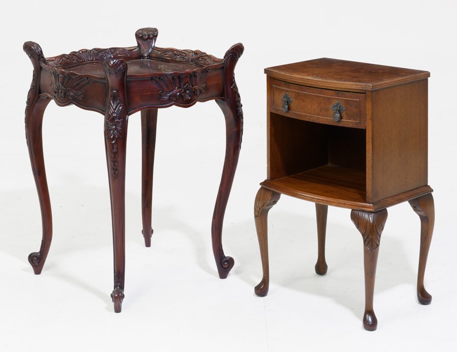 A SIDE TABLE AND BEDSIDE CABINET (1 of 1)