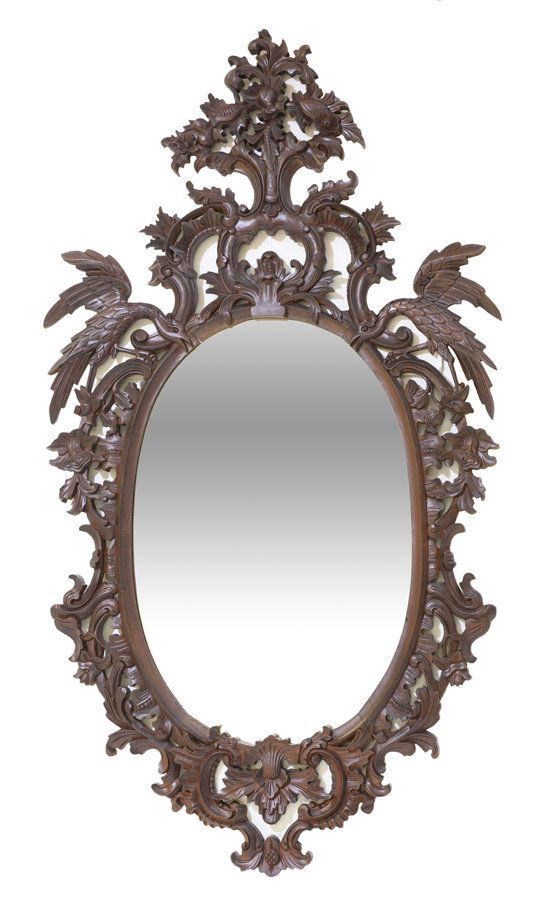 A ROCOCO STYLE MIRROR IN THE CHIPPENDALE TASTE (1 of 1)