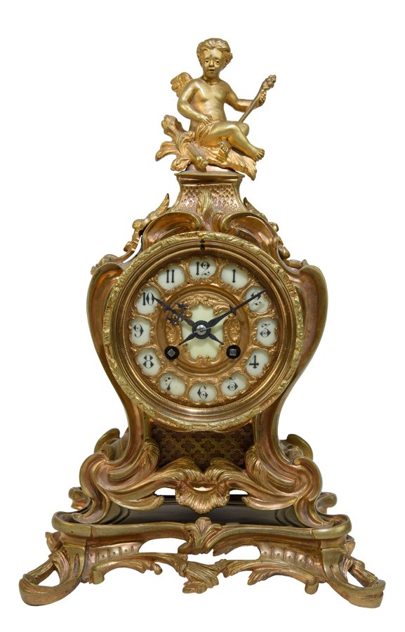 A 19TH CENTURY COMPTOIR GENERAL H. RIONDET GILT BRONZE (1 of 5)