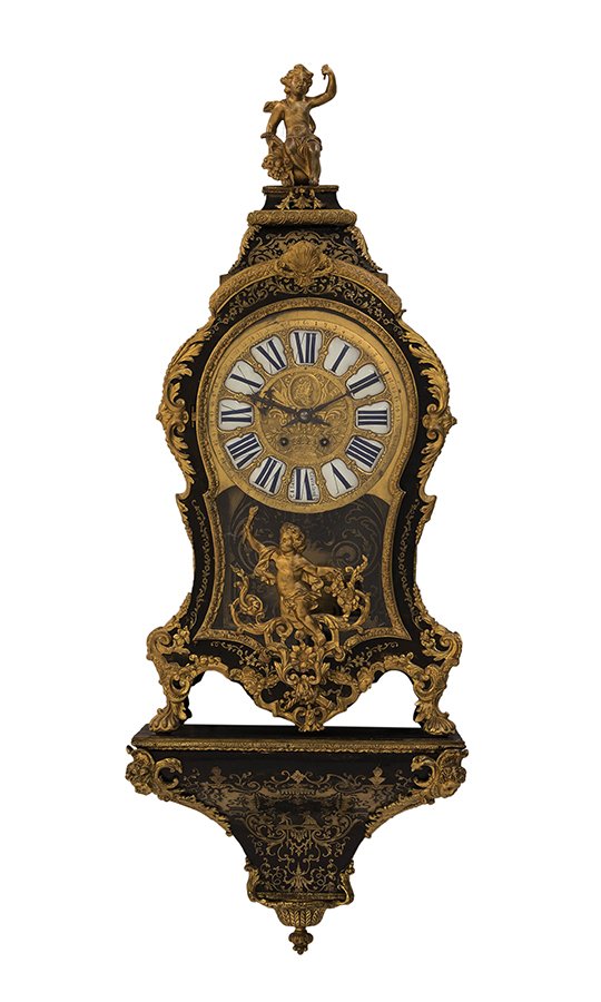 A LOUIS XV STYLE ORMOLU MOUNTED BOULLE MARQUETRY (1 of 1)