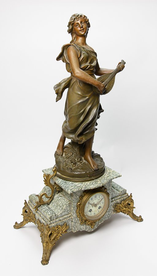 AN AFTER SYLVAIN KINSBURGER FIGURAL PATINATED METAL (1 of 1)