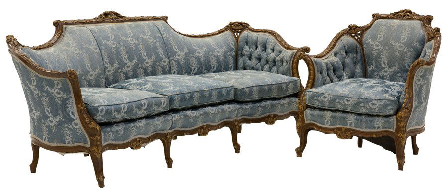 A ROCOCO STYLE CARVED SALON SUITE (1 of 1)