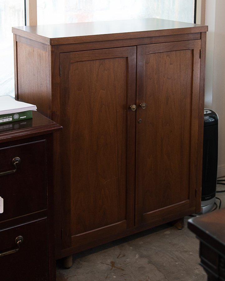 A PAIR OF LOCKING CABINETS (1 of 1)