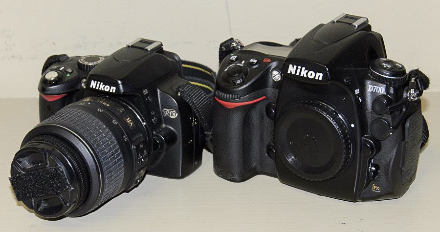 TWO NIKON CAMERAS WITH LENSES (1 of 1)