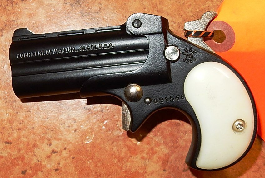 Cobra 22 Derringer: Used. Serial # 021568. All firearms are processed through an FFL. See auction info.We do not ship firearms out of the United States