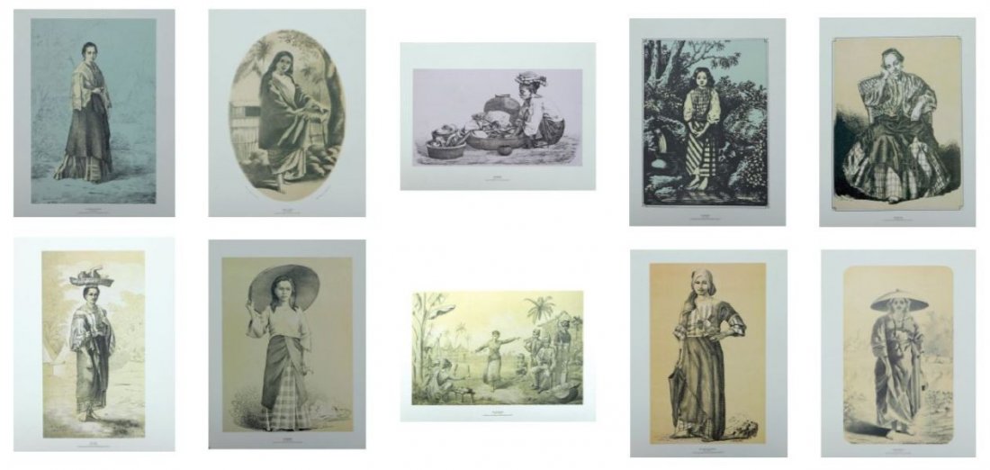 A Folio of 10 Art Reproductions From The Lopez Memorial: print reproduction13” x 17 1/2” (33 cm x 44 cm) each