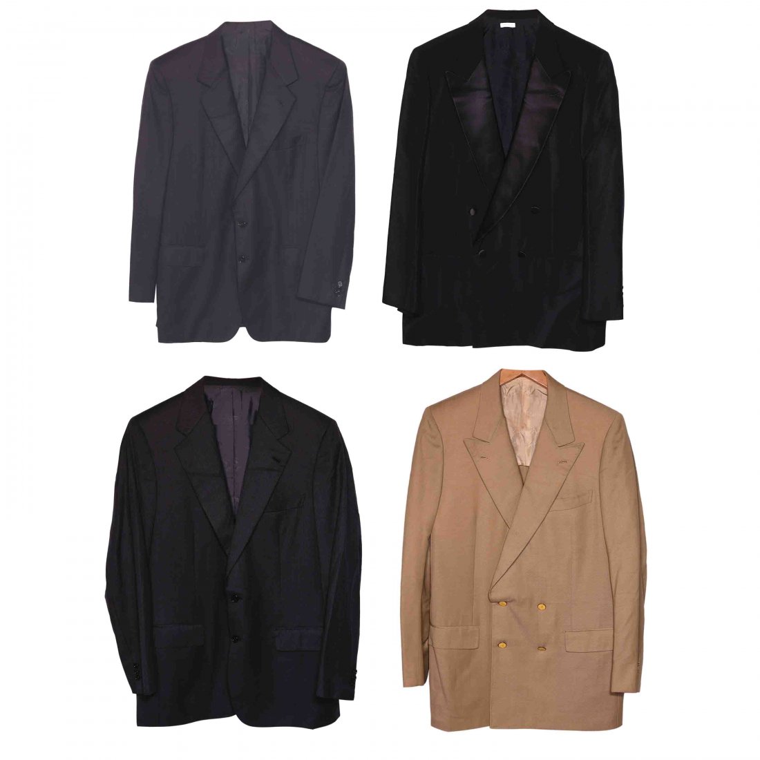 Brioni: Brioni4 Assorted Men’s DarkDinner / Tuxedo Jacketspre-lovedsize: 46” - 48”