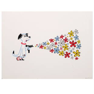 Bill Barminski (b. 1962): Bill Barminski (b. 1962)Flower Shootersigned (lower right)print, 91/10018” x 24” (46 cm x 61 cm)