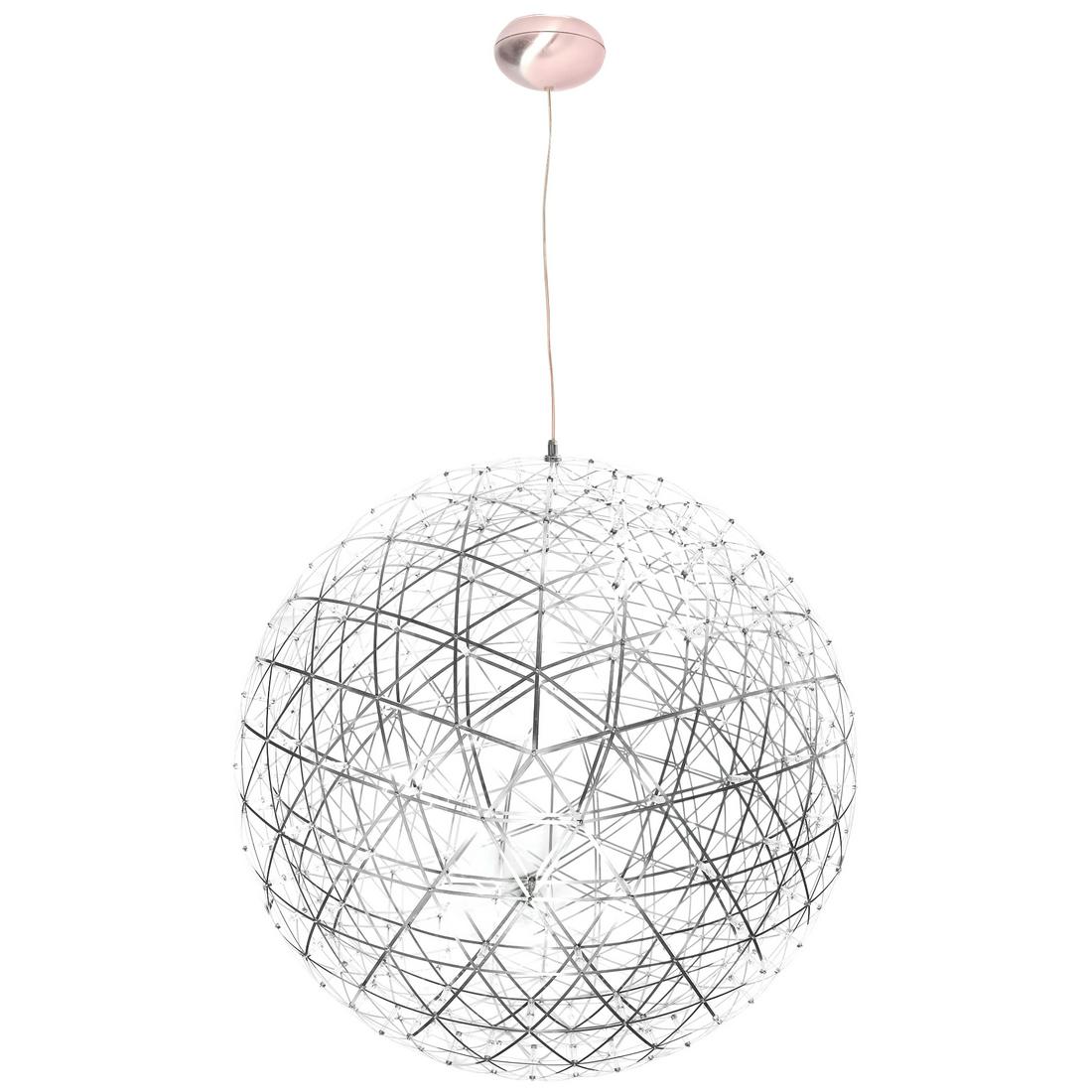 Raimond Puts (1937 - 2012): Raimond Puts (1937 - 2012) Moooi Classic, R 86Mathematician Pendant Ballstainless steelD: 34” (86 cm)