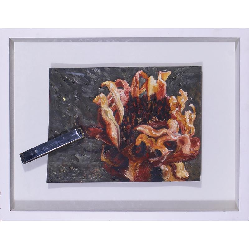 Jonathan Ching (b. 1969) Untitled: Jonathan Ching (b. 1969) Untitled signed and dated 2012 (lower left) with frame: 19 3/4” x 25 1/2” (51 cm x 65 cm) " "