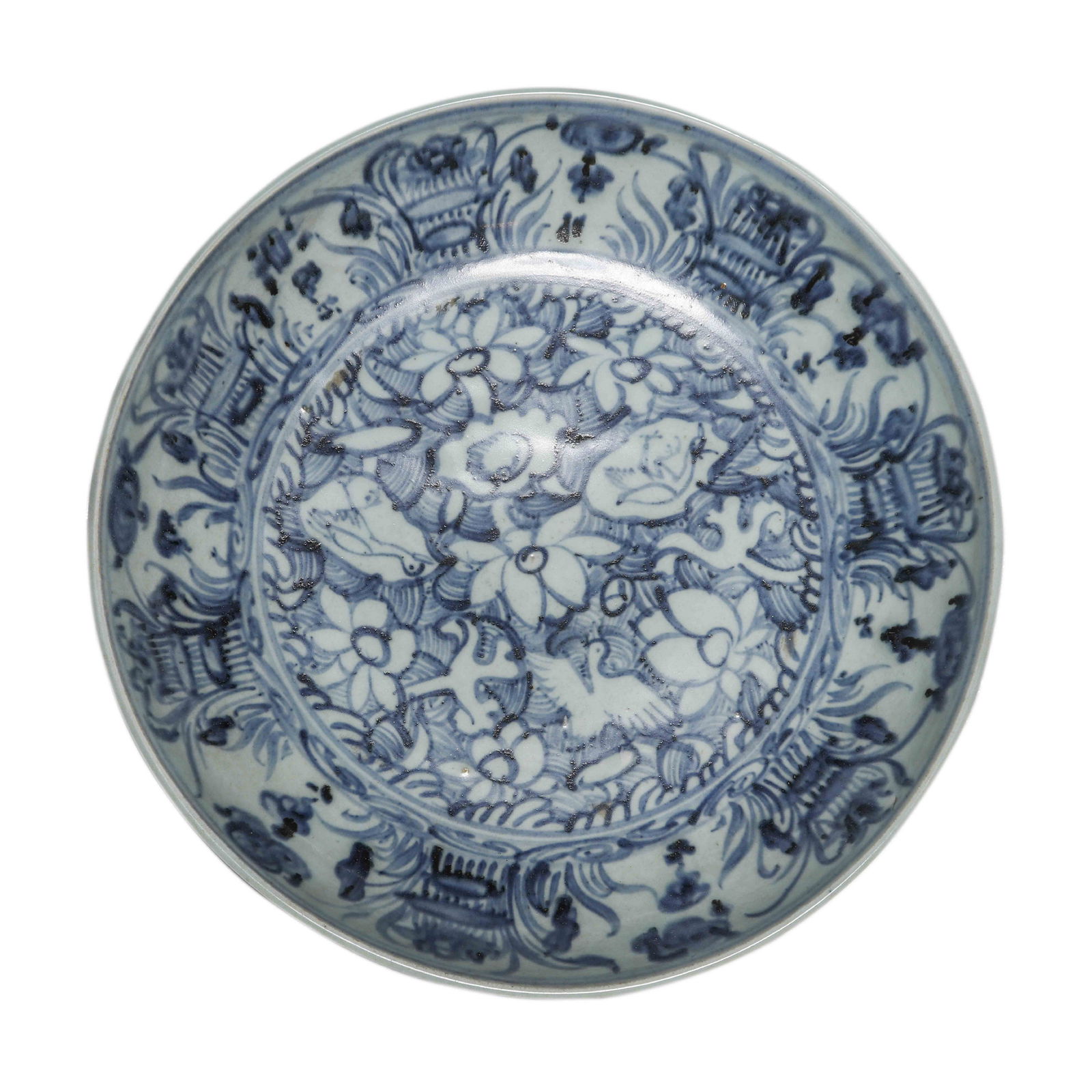 A Ming Dynasty Blue and White Plate (1 of 1)