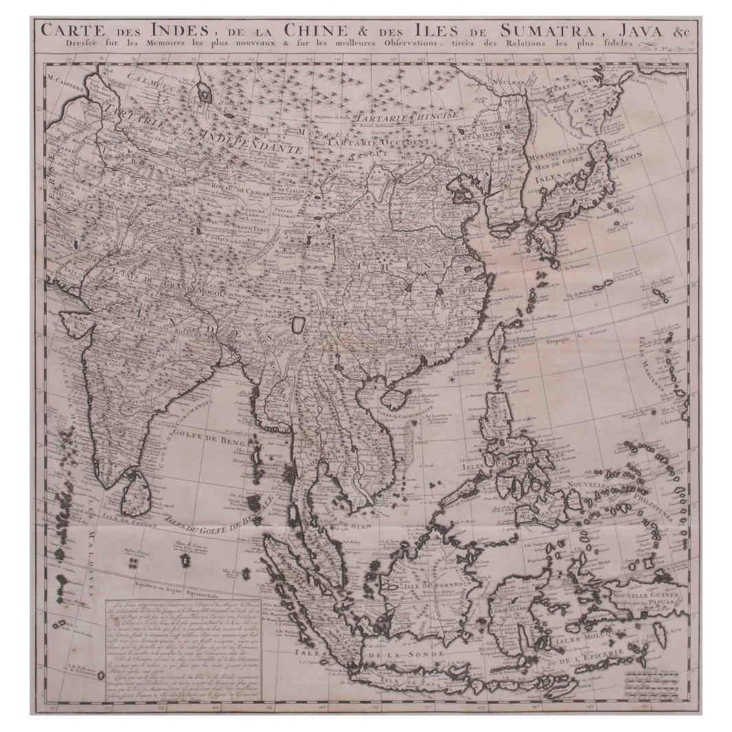 Carte des Indes, 295de la Chine & des ÃŽles de Sumatra, (1 of 1)