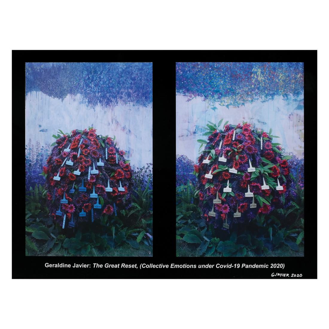 Studio The Great Reset: Geraldine Javier (b. 1970) Studio The Great Reset signed and dated 2020 art photo limited edition, 155/300 18” x 24” (46 cm x 61 cm)