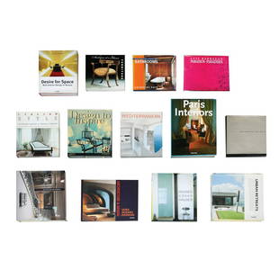 A Group of 13 books: A Group of 13 books a) Desire for Space: New Interior Design in Russiab) Antiques at a Glance Furniture by James Mackayc) Making the Most of Bathrooms by Catherine Haigd) Luis Barragan Paraisos/Paradi