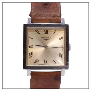 Longines: Model: — Reference: 7873.3 Case: — Year: Late 1970s Case Material: Stainless Steel Case Diameter: 36 x 26mm Dial: Silvered, not modified Movement: 14804626 Functions: Time only Caliber: