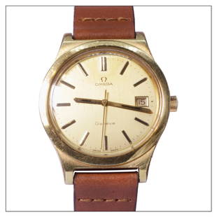 Omega: Model: Geneve Reference: 136.0102 Case: — Year: 1970s Case Material: Gold Plated and Stainless Steel Case Diameter: 36mm Dial: Gold, not modified Movement: Manual Functions: Date Caliber: 1030