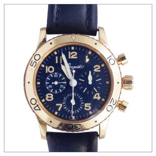 Breguet: Model: Breguet Ref. 3800BR Dial: Blue Serial: 4128H Case: Rose Gold Size: 40mm Accessories: None Condition Report: Case: Good condition with signs of wear from use Dial: Excellent condition dial with