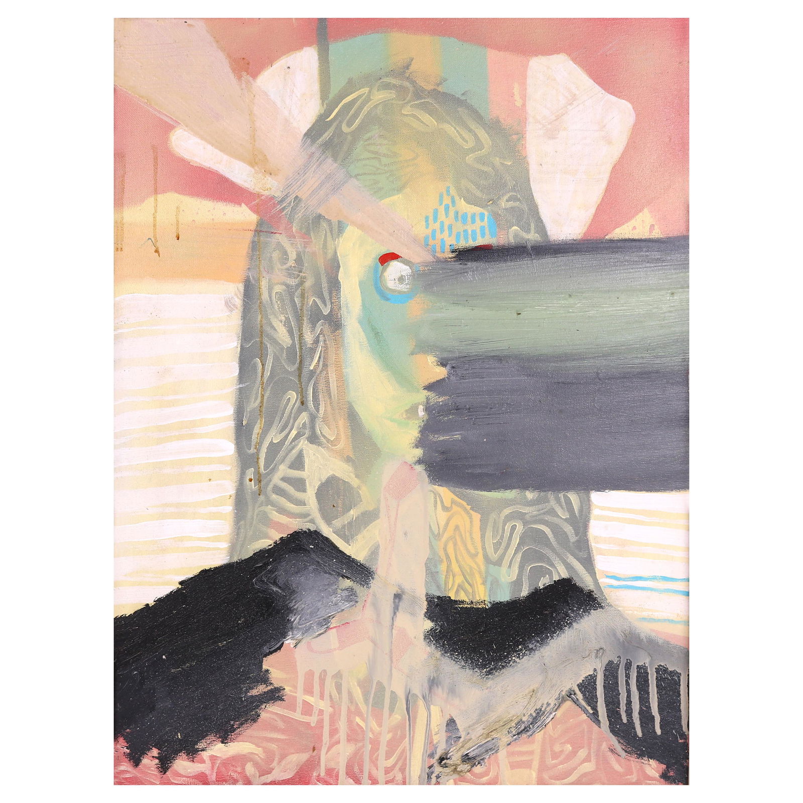 Bjorn Calleja (b. 1981); Jigger Cruz (b. 1984); Don Dalmacio (b. 1979) Edric Go; Joel Quinones (b.: Incident #13signed and dated 2016 (verso)mixed media on canvas24” x 18” (61 cm x 46 cm)