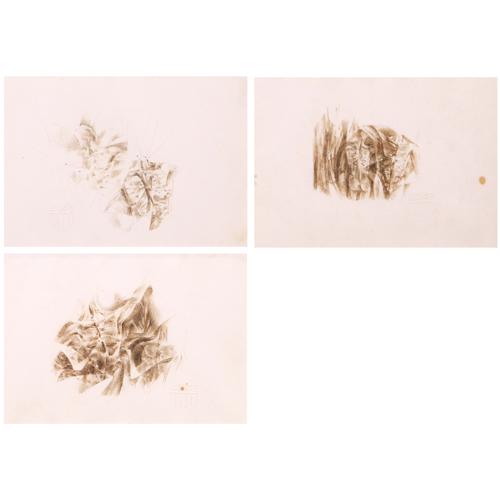 Cesar Legaspi (1917 - 1994): Cesar Legaspi (1917 - 1994)Untitled I, II, and IIIembossed signature (lower left/right)etching5 1/2” x 8” (14 cm x 20 cm) each