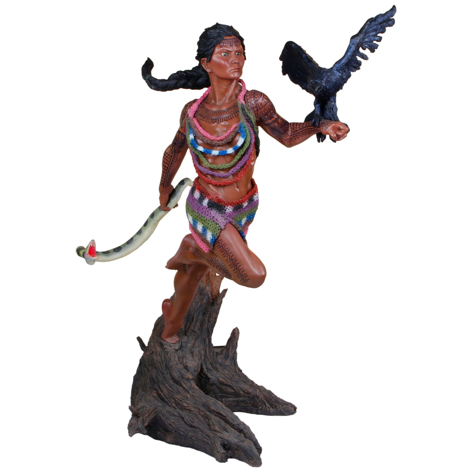 Geraldine Javier (b. 1970): Babaylanresin44” x 30” x 30”(112 cm x 76 cm x 76 cm)