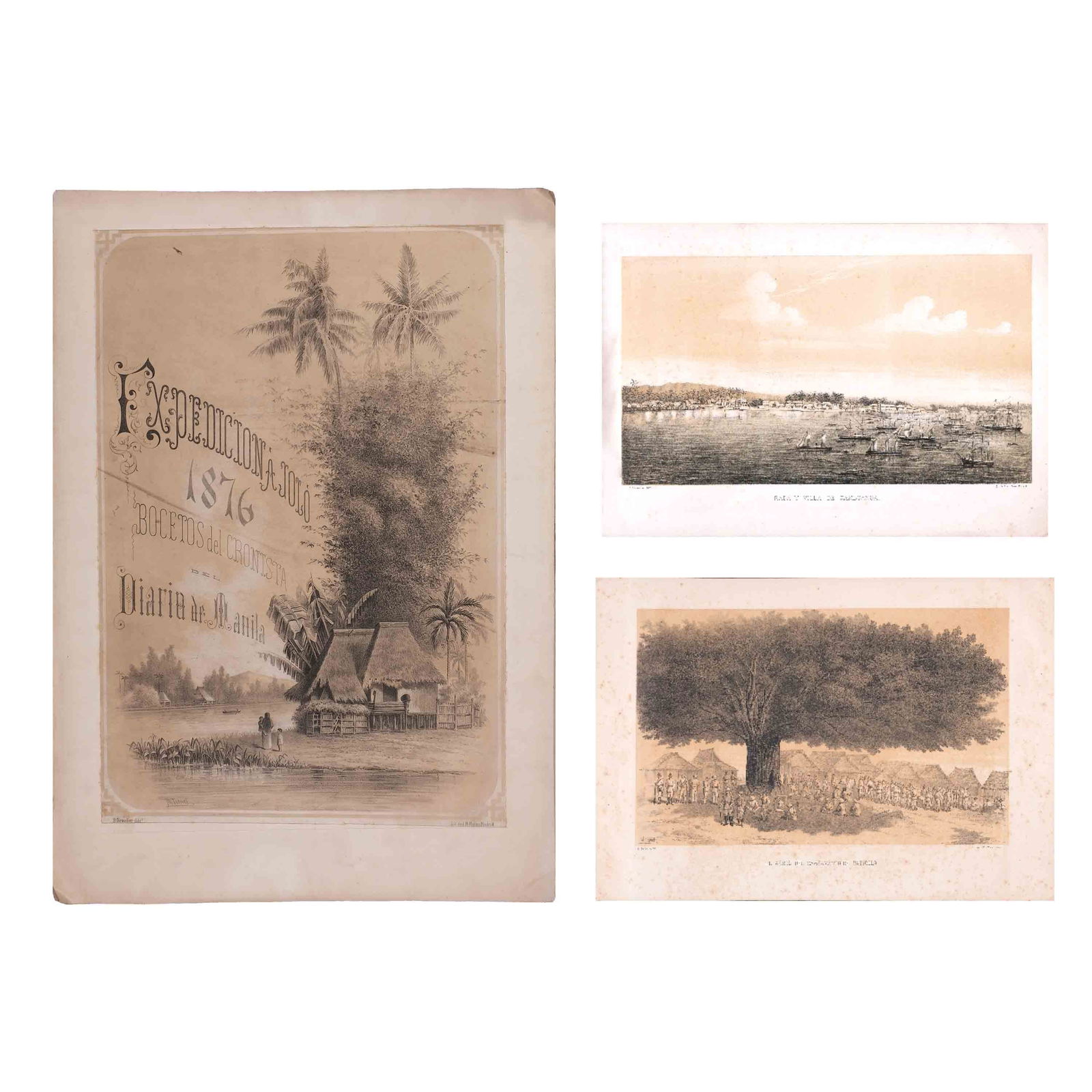 Expedicion a Jolo 1876 Bocetos del Cronista del Diario de Manila (1 of 1)