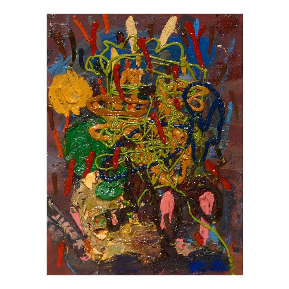 Jigger Cruz (b. 1984): Untitledoil on canvas15 1/2" x 11 1/2" (39 cm x 29 cm)