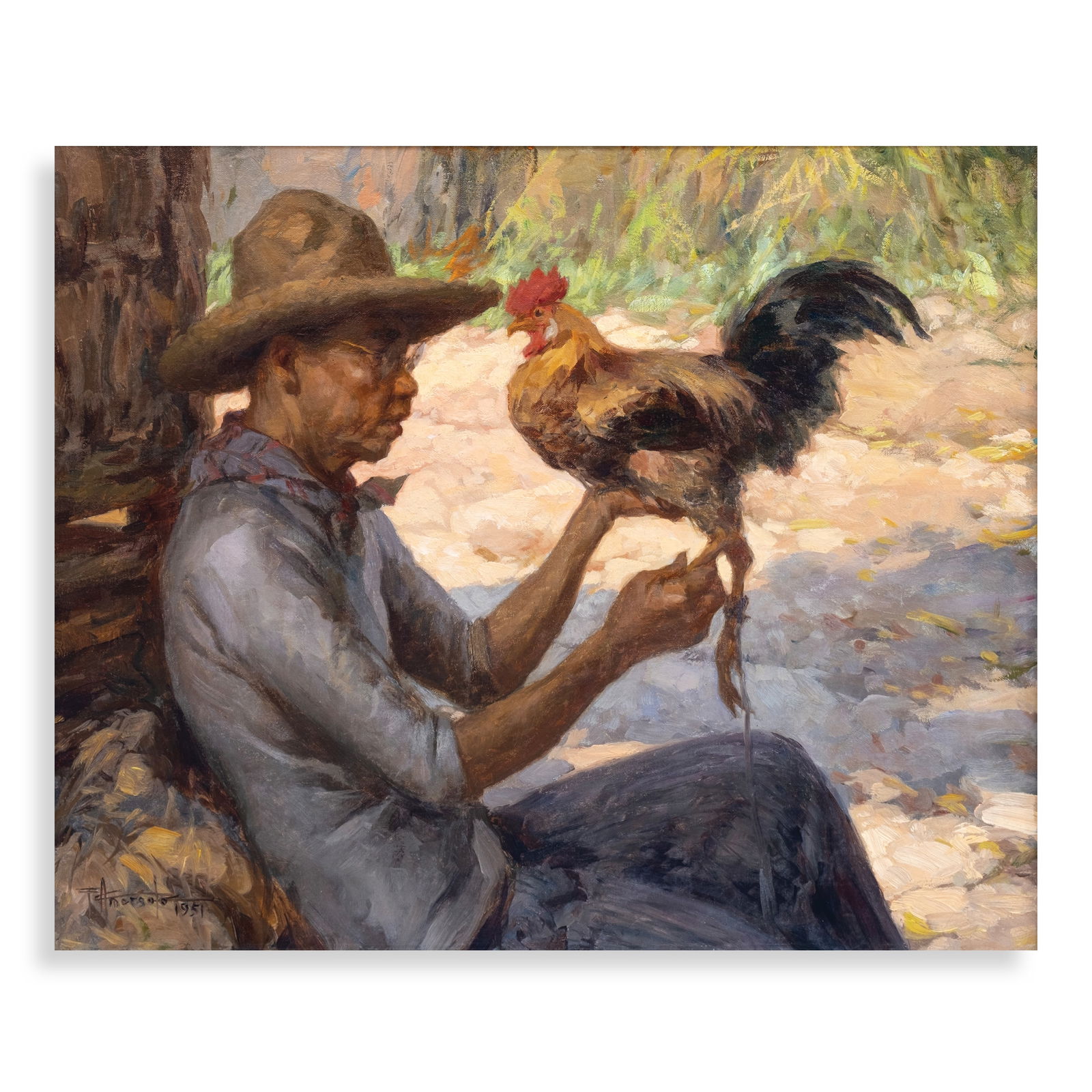 Fernando Amorsolo (1892 - 1972) - Sabungero (1 of 1)