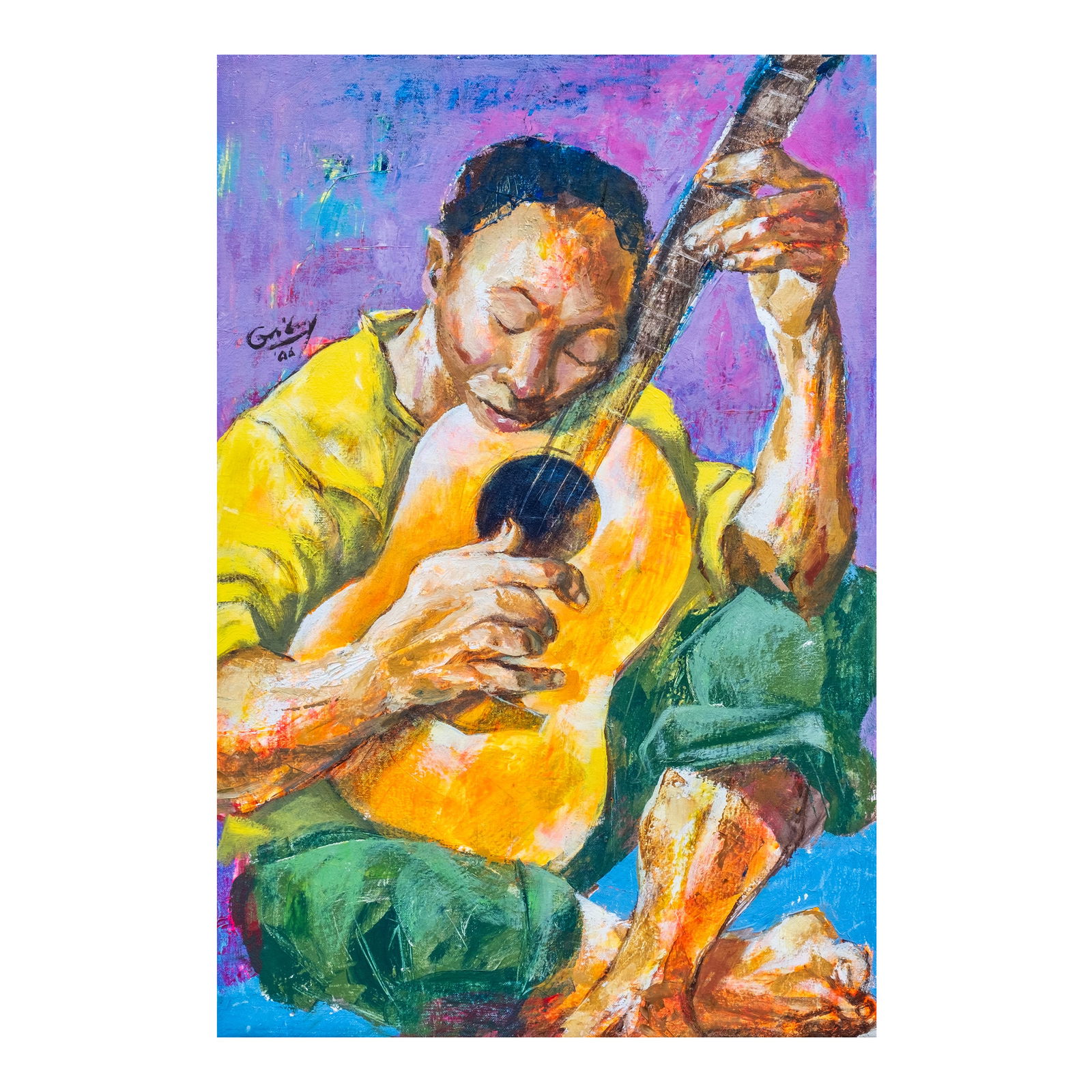 Emmanuel Garibay (b. 1962) - The Guitarman (1 of 2)