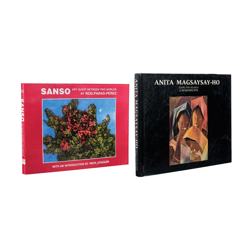 Two Art Books: a. Rod. Paras-Perez and Nick Joaquin: Sanso: Art Quest Between Two Worldsb. Purita Kalaw-Ledesma, Alice Guillermo : Anita Magsaysay-Ho: Isang Pag-alaala (A Retrospective) Book