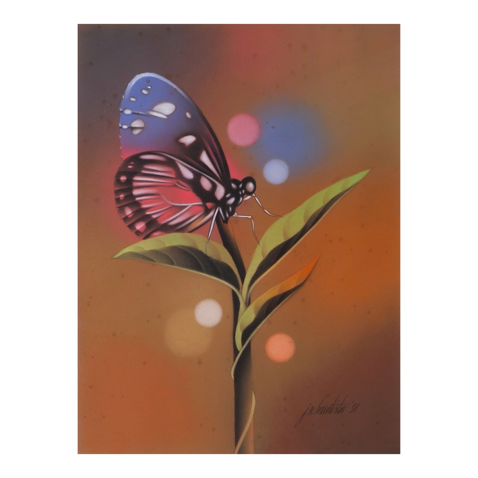 John Wesley Bautista: Still lifesigned and dated 1981 (lower right)pastel on paper24" x 18" (61 cm x 46 cm)