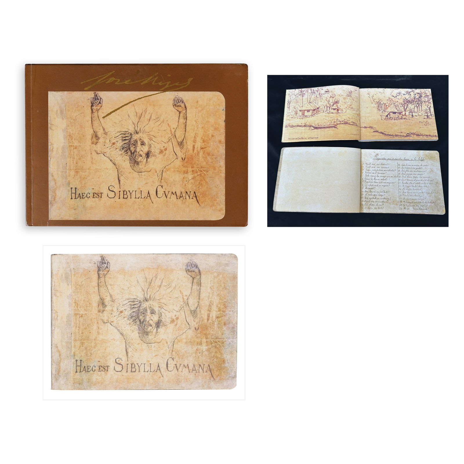 José Rizal Haec Est Sibylla Cumana, A Book of Oracles Created in Dapitan by José Rizal with (1 of 1)