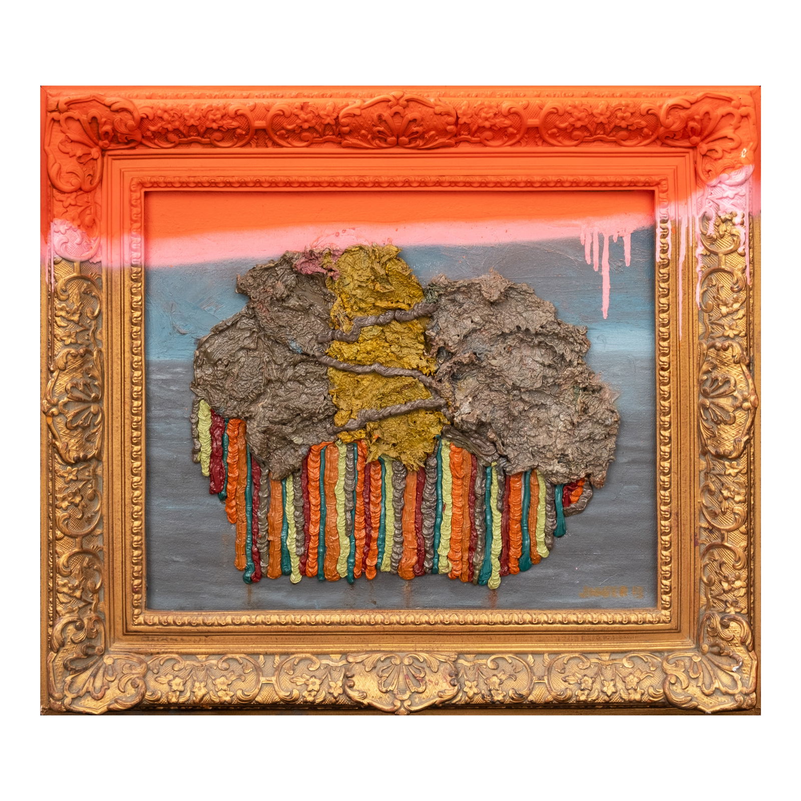 Jigger Cruz (b. 1984) - Untitled: Jigger Cruz (b. 1984)Untitledsigned and dated 2013 (lower right)oil on canvas26" x 30" (66 cm x 76 cm) Provenance:Acquired directly from the artist by the present owner <