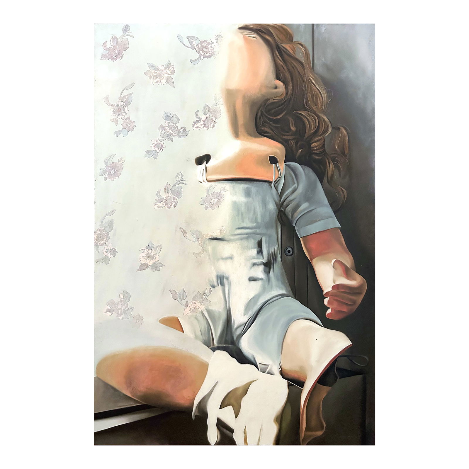 Geraldine Javier (b. 1970) - Sometimes The Details Get Fuzzy: Geraldine Javier (b. 1970)Sometimes The Details Get Fuzzysigned and dated 2006 (lower left and verso)oil on canvas72" x 48" (183 cm x 122 cm) Provenance: Acquired from Valentine Willie Fine Art