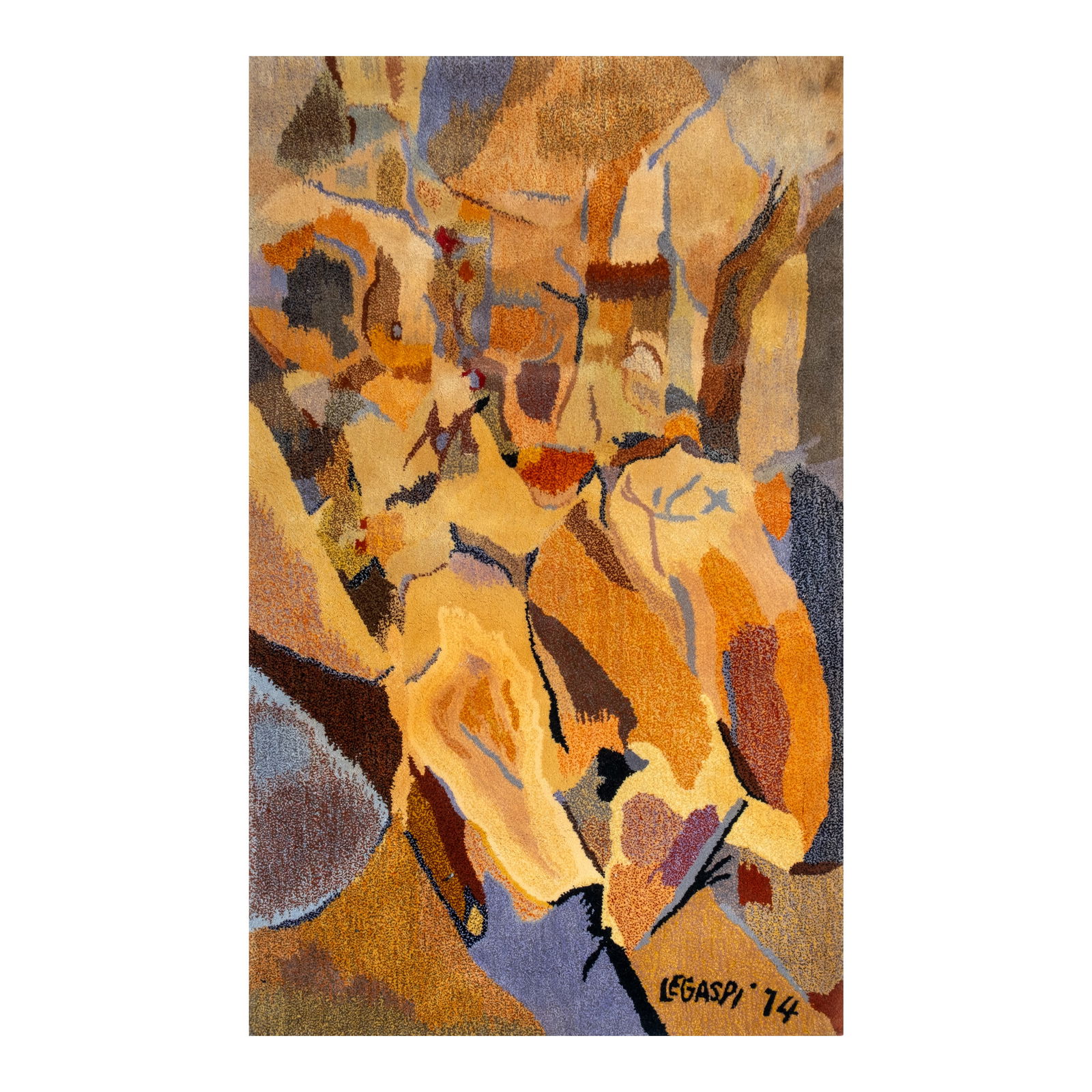 Cesar Legaspi (1917 - 1994) - Untitled: Untitledsigned and dated 1974 (lower right)tapestry59” x 36” (150 cm x 91 cm) ProvenanceAcquired directly from the artist Cesar Legaspi is a major figure in the history of Philipp